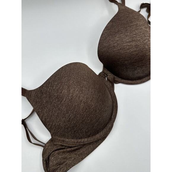 TWO Push Up Lace 34D Pink Perfect Shape Sexy Balconet Victoria's Secret Bra Lot - Picture 8 of 15